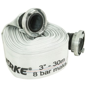 Tuyau D'incendie pompe vide cave 3"x30m Avec Raccords