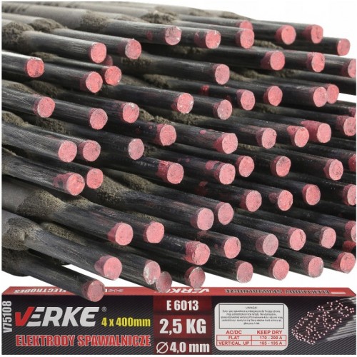 ELEKTRODY SPAWALNICZE 4,0x400mm (2,5kg) VERKE