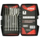 ZESTAW WIERTEŁ ŁOPATKOWYCH 8 SZT. 12-32 mm, 8 SZT. VERKE