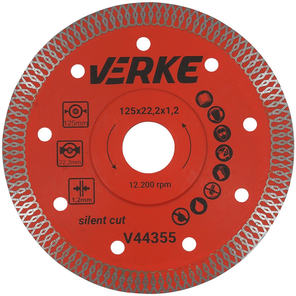 TARCZA 125MM 1.2mm SILENT CUT VERKE TARCZA 125MM 1.2mm SILENT CUT VERKE