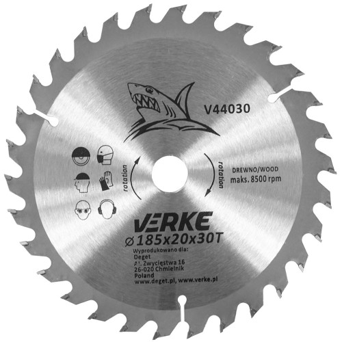 TARCZA WIDIOWA 185mm*20mm*30T VERKE