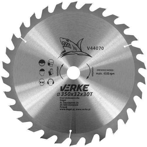 TARCZA WIDIOWA 350mm*32mm*30T VERKE