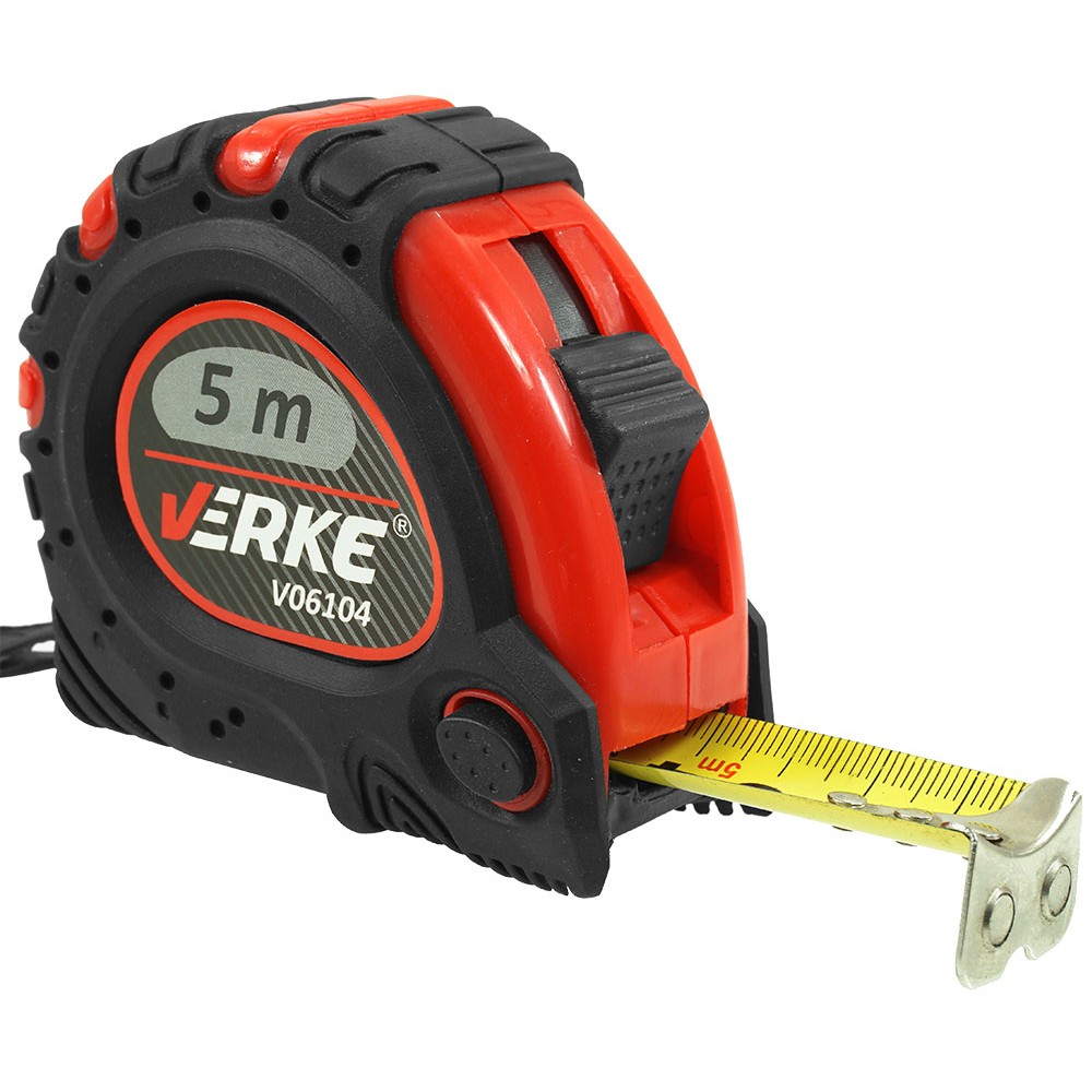 MIARA ZWIJANA 5mx24mm ŻÓŁTA VERKE MIARA ZWIJANA 5mx24mm ŻÓŁTA VERKE