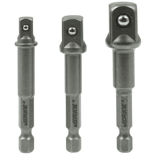 UCHWYTY HEX DO NASADEK 1/4", 3/8", 1/2" VERKE