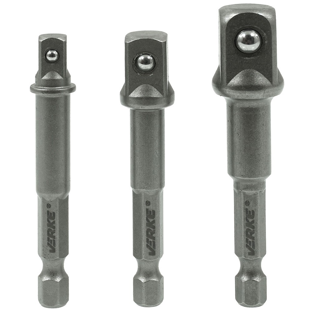 UCHWYTY HEX DO NASADEK 1/4", 3/8", 1/2" VERKE UCHWYTY HEX DO NASADEK 1/4", 3/8", 1/2" VERKE