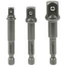 UCHWYTY HEX DO NASADEK 1/4", 3/8", 1/2" VERKE