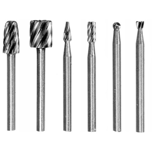 FREZY HSS DO MINI SZLIFIEREK 3,2 mm HSS 6 SZT VERKE