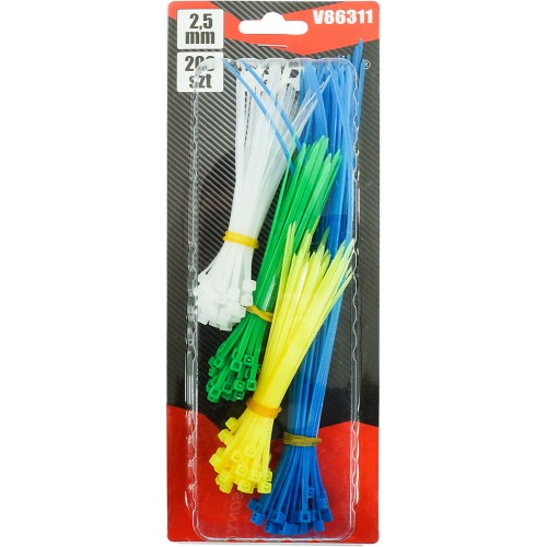 OPASKI ZACISKOWE 2,5 mm KOLOR 200 SZT VERKE