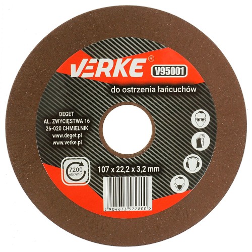 TARCZA OSTRZAŁKI 107x22,2x3,2 mm VERKE