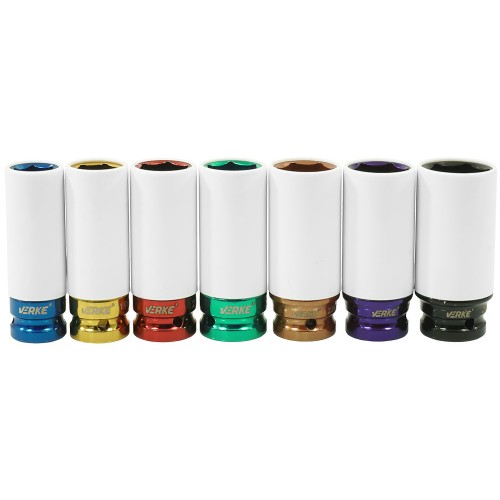 NASADKI UDAROWE DO FELG ALUMINIOWYCH 1/2" 7 SZT. VERKE