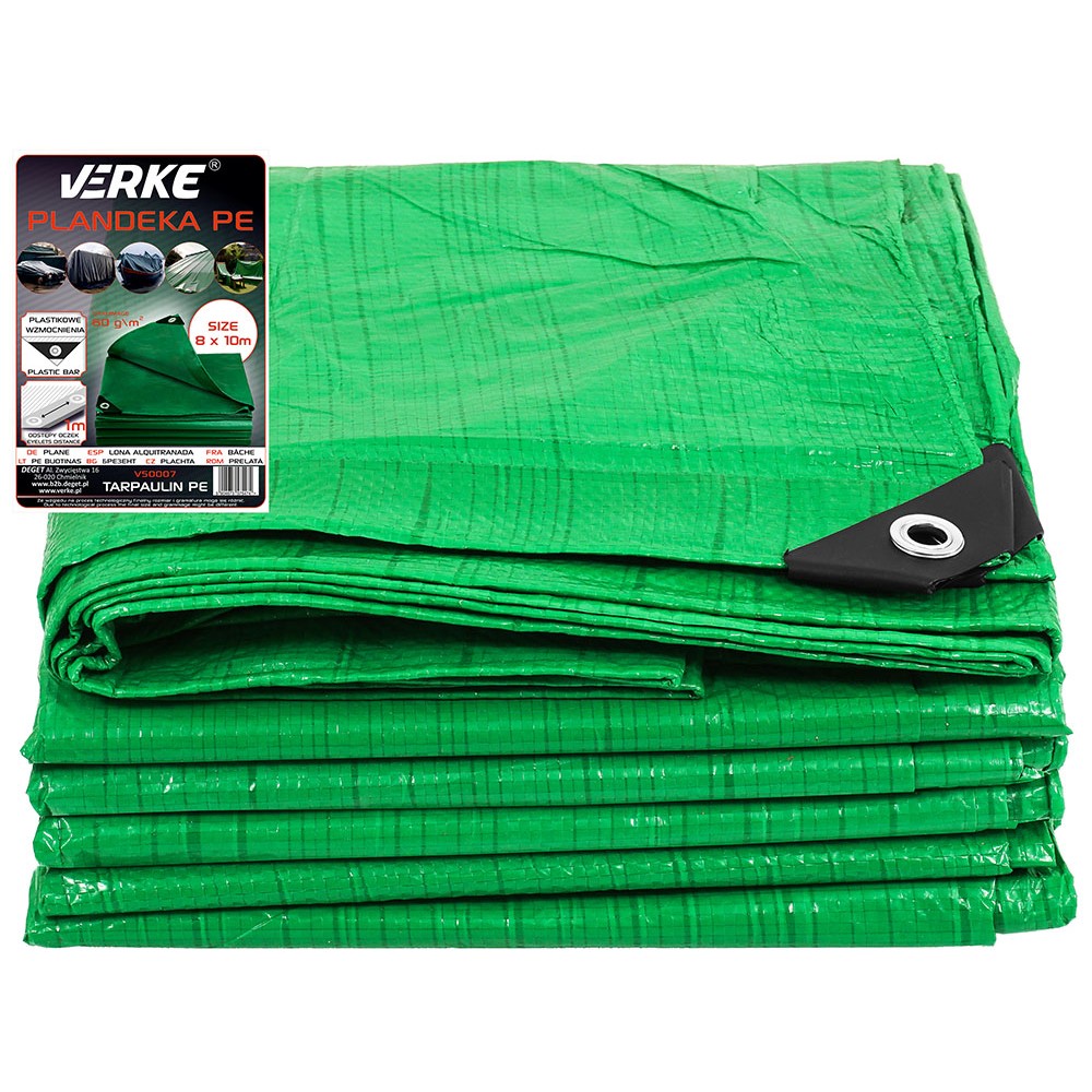 PLANDEKA 8x10m PE 60g VERKE PLANDEKA 8x10m PE 60g VERKE