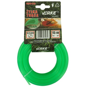 ŻYŁKA DO KOSY GWIAZDA 3,0 mm 15m VERKE GARDEN