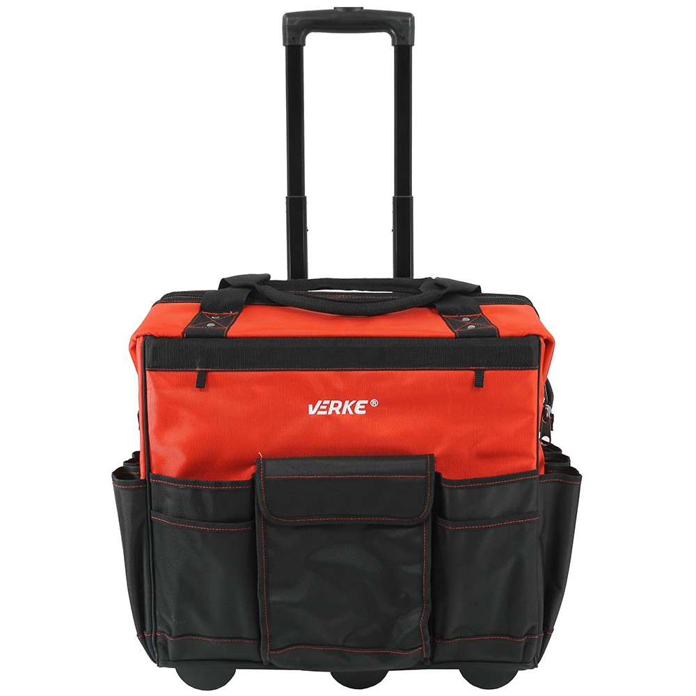 TORBA NARZĘDZIOWA Z KOŁAMI 48x29x44 CM VERKE TORBA NARZĘDZIOWA Z KOŁAMI 48x29x44 CM VERKE