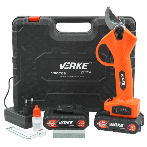 SEKATOR AKUMULATOROWY 21V, 2x2,0Ah VERKE GARDEN