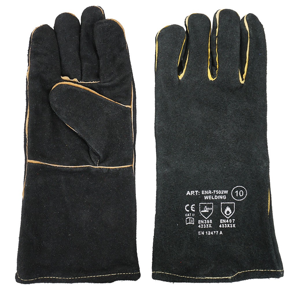RĘKAWICE SPAWALNICZE BLACK R.10 (ENR-7502 W) RĘKAWICE SPAWALNICZE BLACK R.10 (ENR-7502 W)