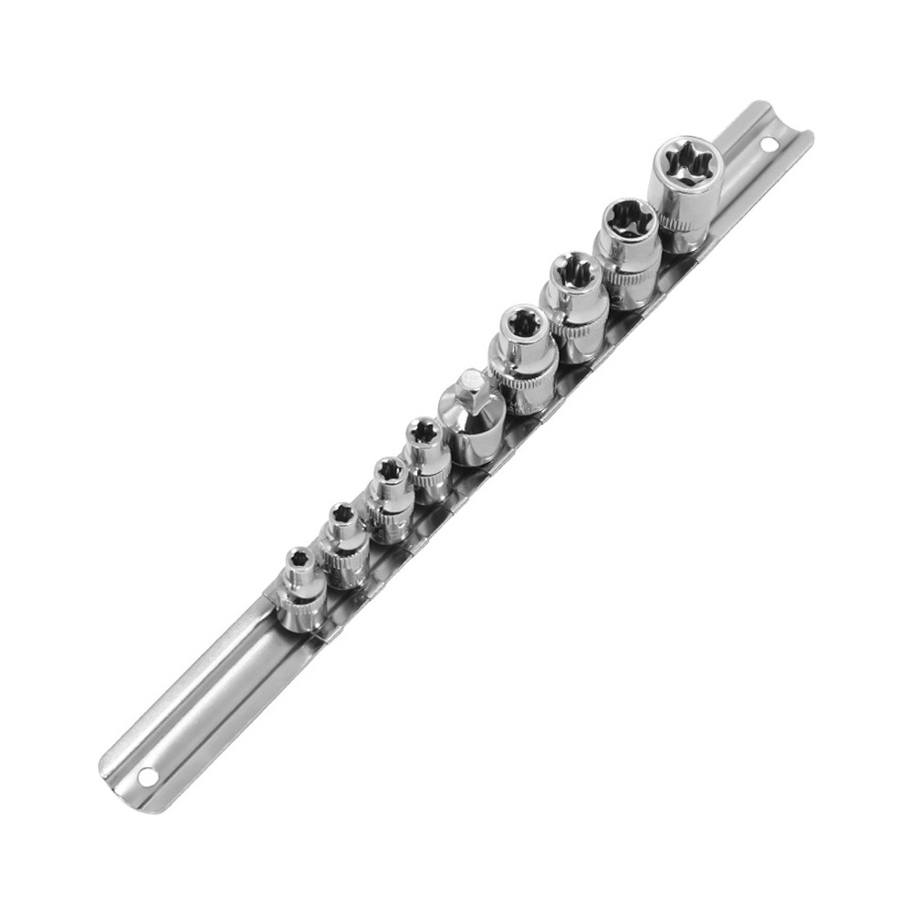 ZESTAW NASADEK TORX 1/4"-3/8" 8 SZT VERKE ZESTAW NASADEK TORX 1/4"-3/8" 8 SZT VERKE