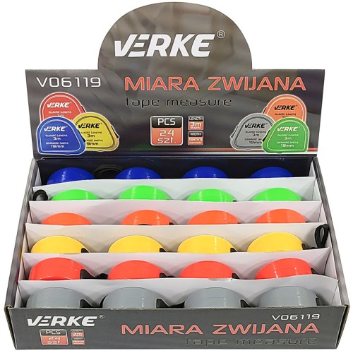 MIARA ZWIJANA 3m 24 szt, KOLOR VERKE