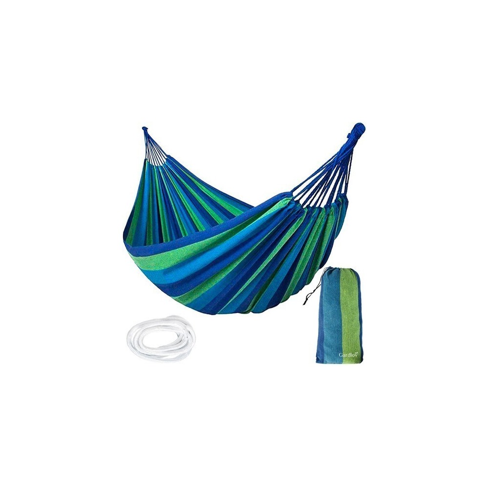 Hamac toile multicolore 150 kg 240 x 150cm