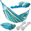 Hamac de jardin deux places XXL grand 200 kg 200x150 cm