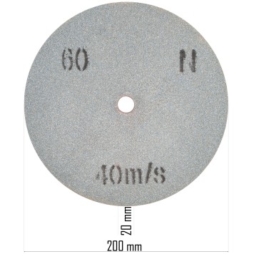 TARCZA SZLIFIERSKA KAMIEŃ 200x20x16mm PM-SS-1850M-KGR60