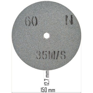 TARCZA SZLIFIERSKA KAMIEŃ 150x16x12,7mm PM-SS-1500M-KGR36