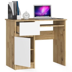 BIURKO KOMPUTEROWE PIKSEL ARTISAN / BIAŁY - LEWE