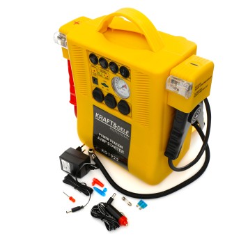 Jump starter 4W1 - urządzenie wielofunkcyjne - rozruch, kompresor, latarka KD1922