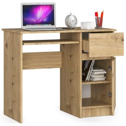 BIURKO KOMPUTEROWE PIKSEL DĄB ARTISAN - PRAWE