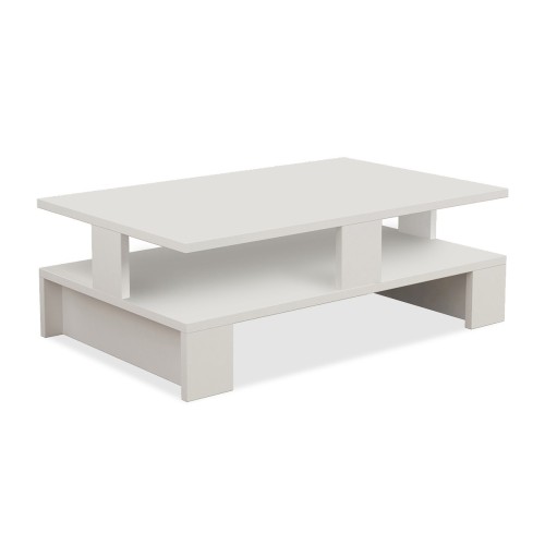 Coffee Table Mansu pakoworld in white color 80x50x27,5cm