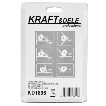 Kątownik magnetyczny 1,5cm x 9cm 50lbs KD1896