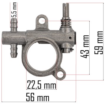 POMPKA OLEJU DO PIŁY SPALINOWEJ PM-PSP-2HP-PO
