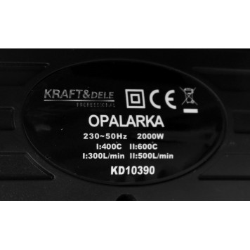 Opalarka Elektryczna 2000W KD10390