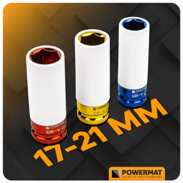 Zestaw nasadek udarowych PM-ZNU-1721T