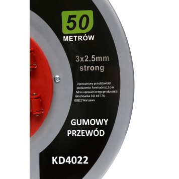 PRZEDŁUŻACZ OGRODOWY BĘBNOWY 50M KD4022