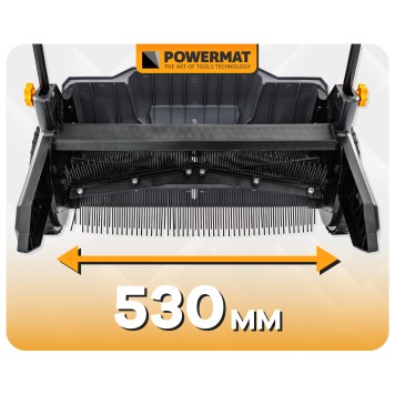 Zbieracz do liści zamiatarka ręczna PM-ZDL-530M