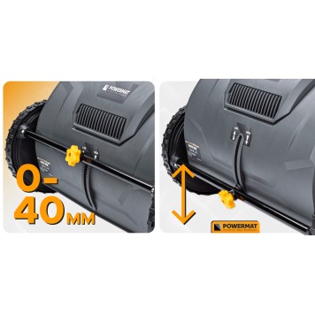 Zbieracz do liści zamiatarka ręczna PM-ZDL-530M