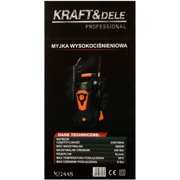 Myjka ciśnieniowa 2000W 200Bar + AKCESORIA KD446