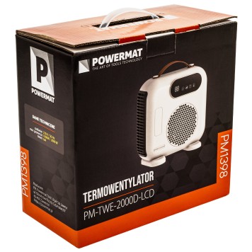 GRZEJNIK TERMOWENTYLATOR PM-TWE-2000D-LCD