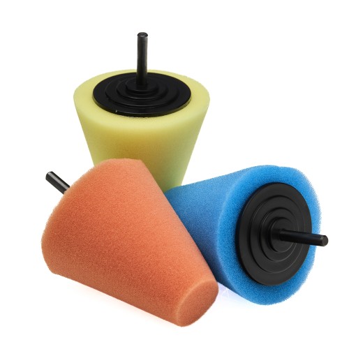 Gąbki polerskie stożek do felg 150mm zestaw 3szt. KD1592