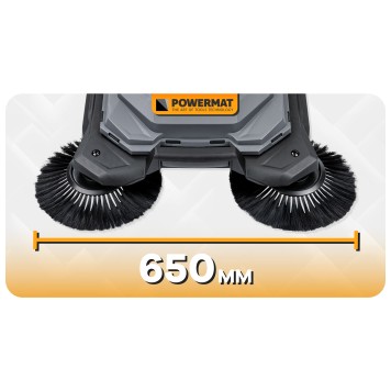 Zamiatarka ręczna PM-ZR-650M