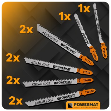 ZESTAW BRZESZCZOTÓW DO WYRZYNARKI PM-ZBDW-10T