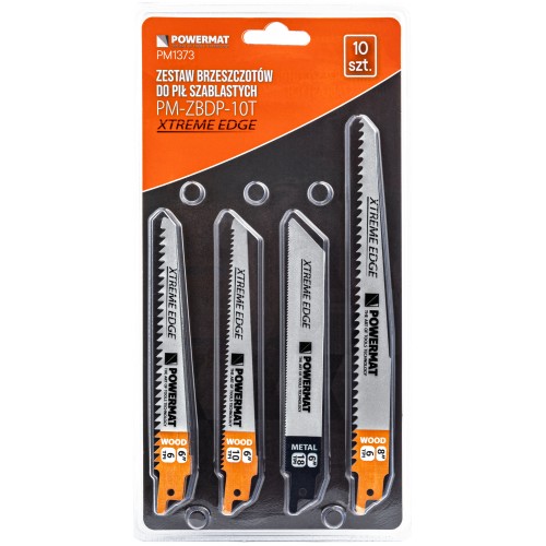 ZESTAW BRZESZCZOTÓW DO PIŁY SZABLASTEJ PM-ZBDP-10T