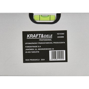 Poziomica do betonu listwa 2m KD10365