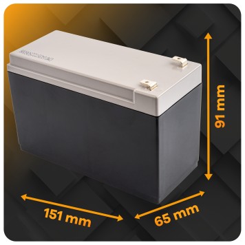 AKUMULATOR Li-Ion 12AH 12V PM-AKLJ-12V8AM