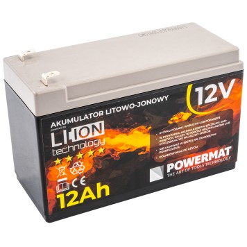 AKUMULATOR Li-Ion 12AH 12V PM-AKLJ-12V12AM