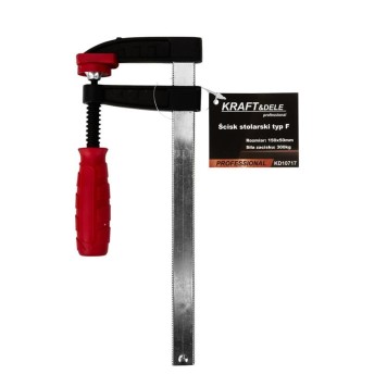 Ścisk stolarski typ F 300kg - 150 x 50 mm KD10717
