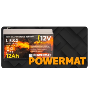 AKUMULATOR Li-Ion 12AH 12V PM-AKLJ-12V12AM