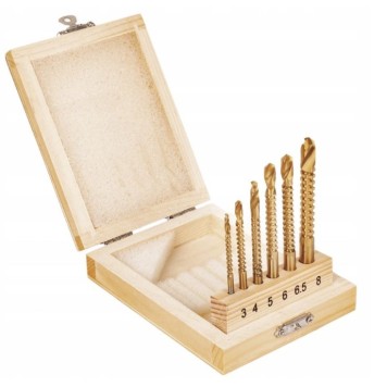 Wiertła frezujące KD997 6szt. frezy 3-8mm