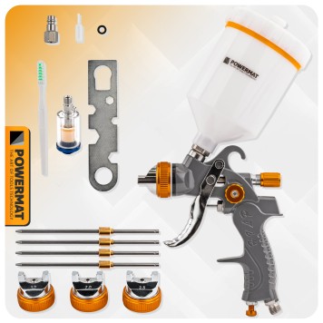 PISTOLET LAKIERNICZY HVLP (ZESTAW) PM-PDM-170TZ