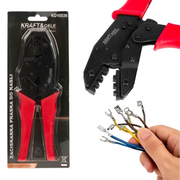 Zaciskarka do tulejek kabli, tulejek, końcówek KD10536